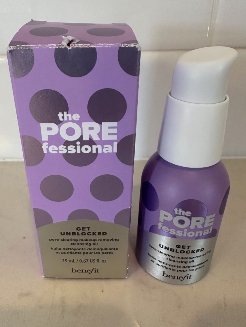 Benefit The POREfessional Get Unblocked Makeup Removing Cleansing Oil 19 ml